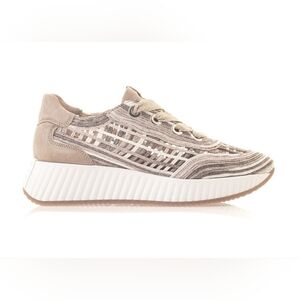 Softwaves ARDI Raffia Trainer Sneaker Sand Raffia